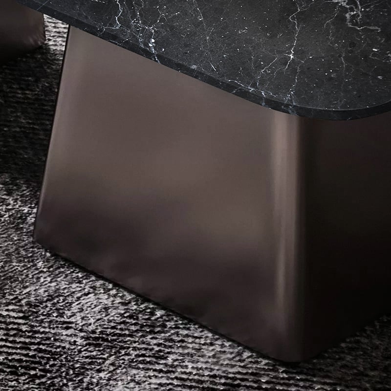 Kartgo Apex Pinnacle Modern Coffee Table with Marble Top - Image 5