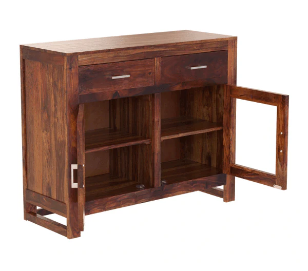 Kartgo Avian Solid Wood Sideboard in Provincial Teak Finish - Image 4