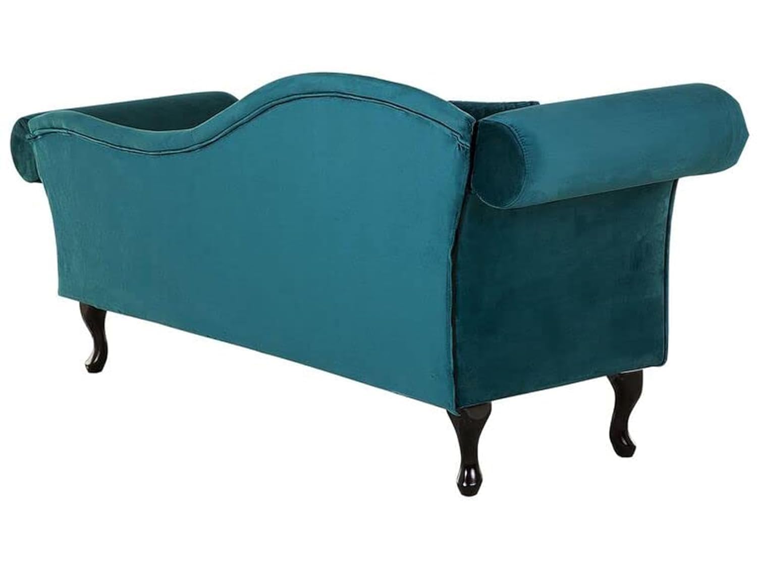 Kartgo Royal Teal Velvet Chaise Lounge - Image 3