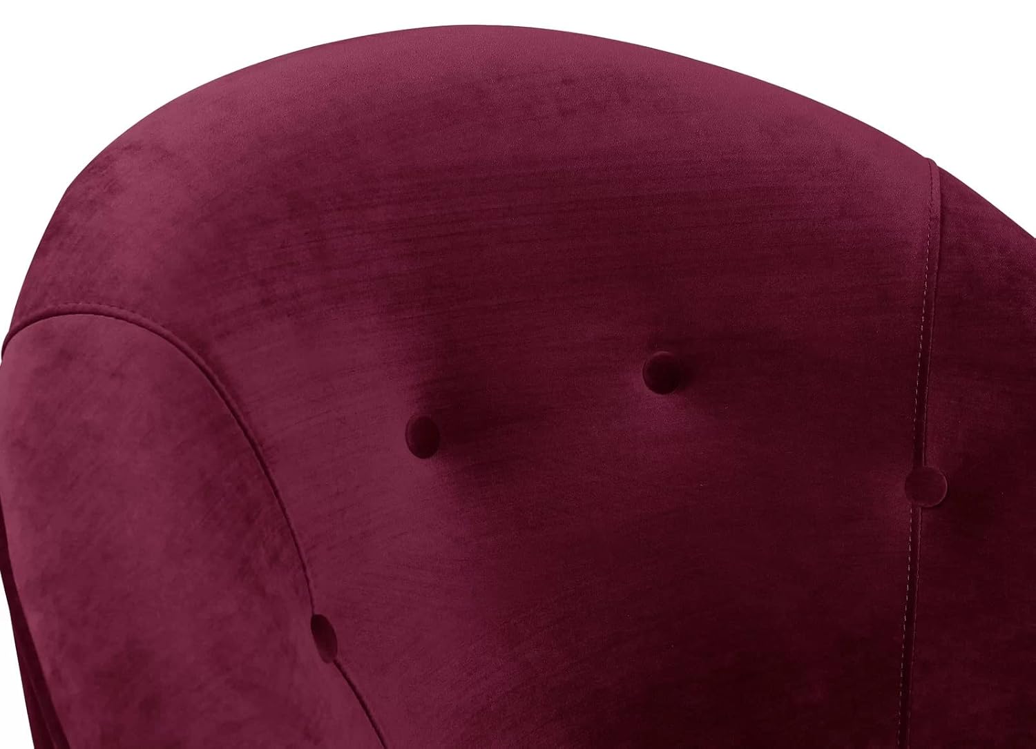 Kartgo Barrel Chair With Foot Stool (Gold Legs) - Image 3