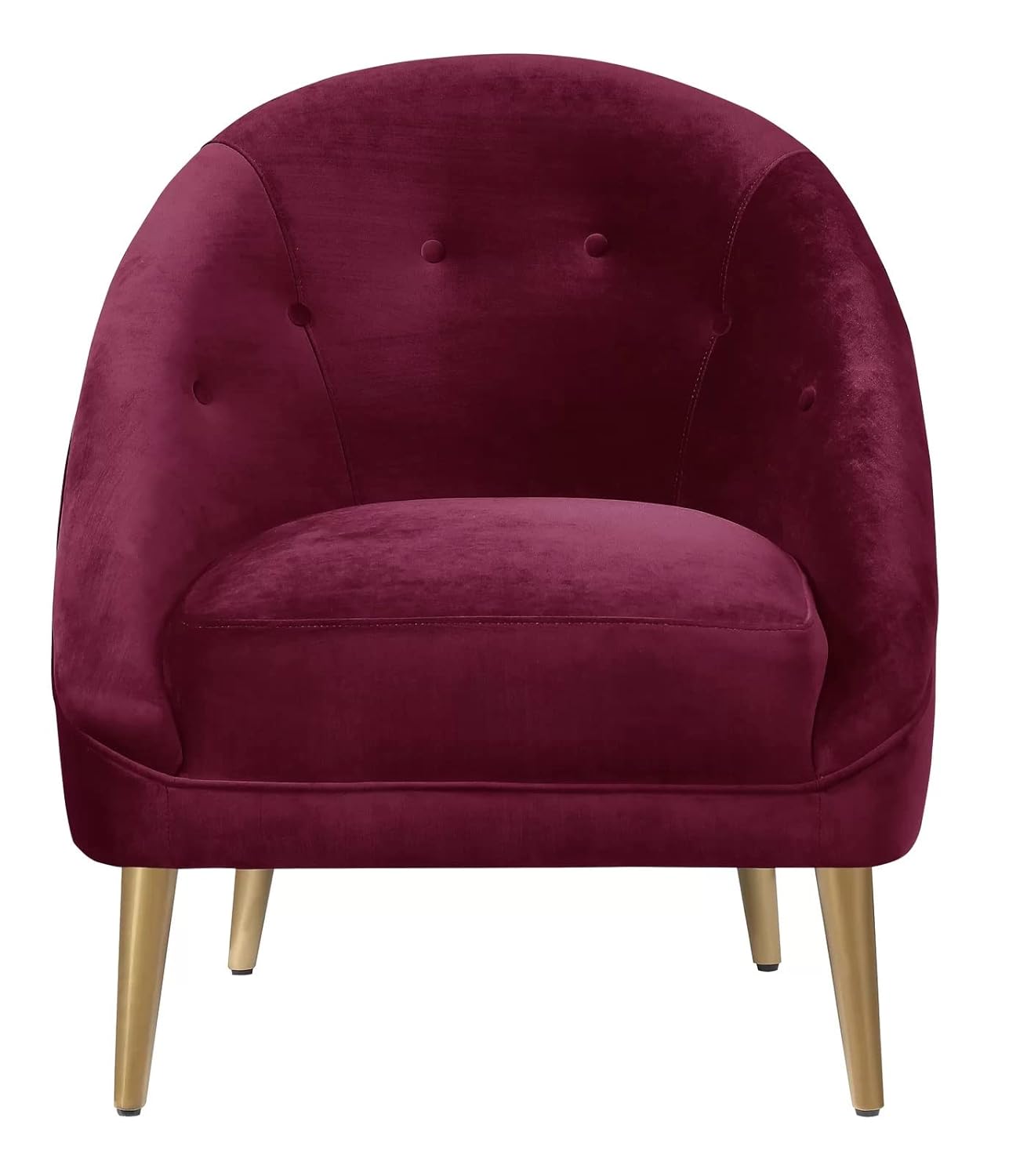 Kartgo Barrel Chair With Foot Stool (Gold Legs) - Image 2