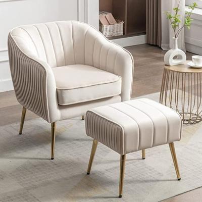 Kartgo Upholstered Accent Chair In Suede - Image 5