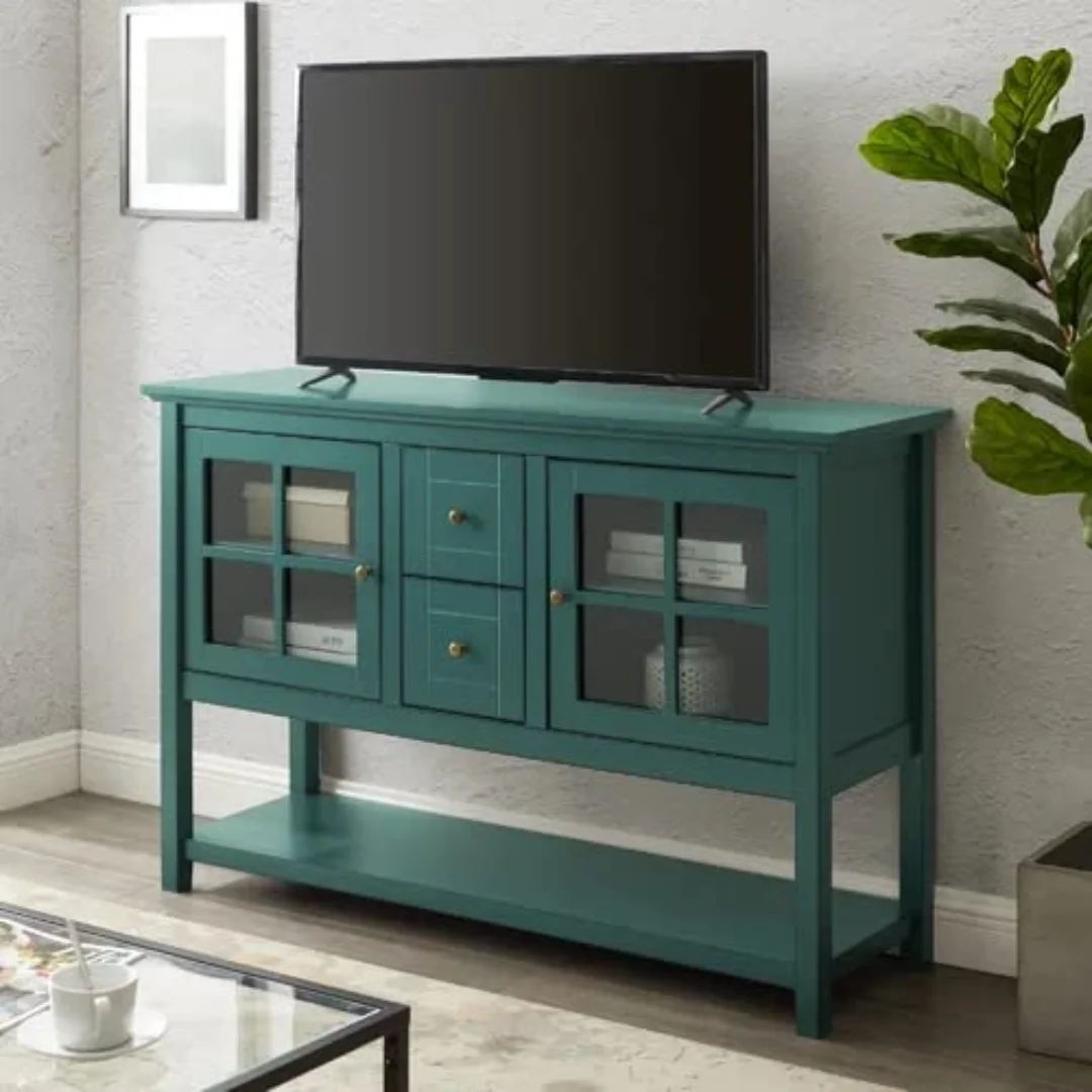 Kartgo Crystal Elegance Mirrored Console Table & Twisted Petal Mirror Set - Image 3