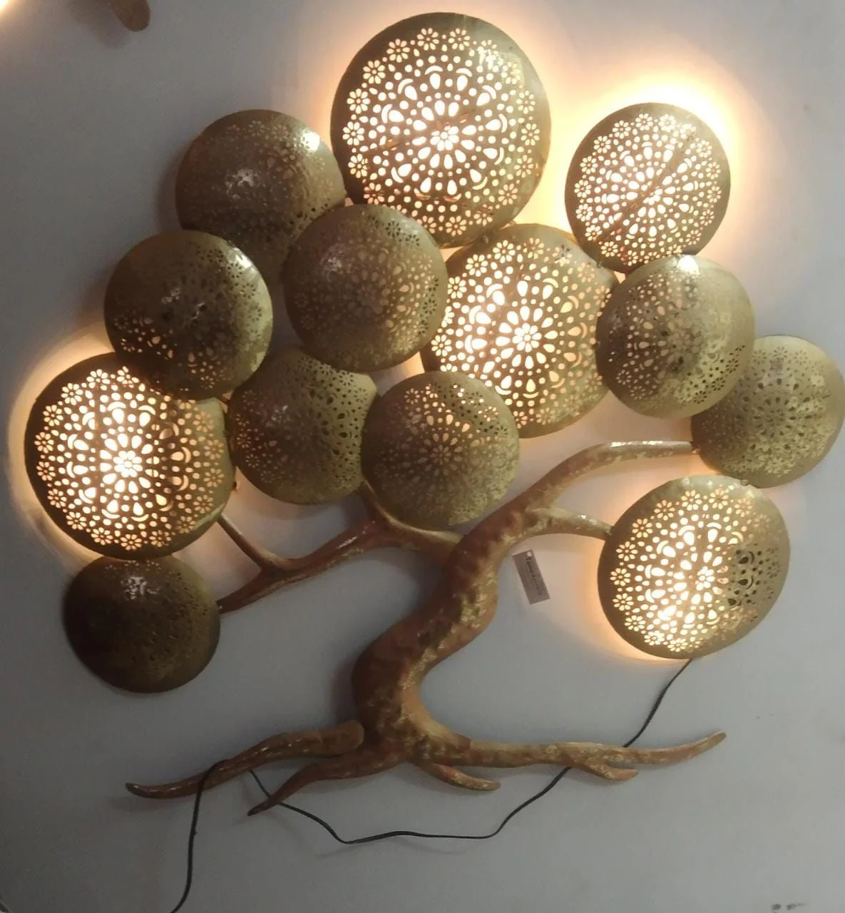 Kartgo Gilded Orchard LED Metal Wall Art - Image 2