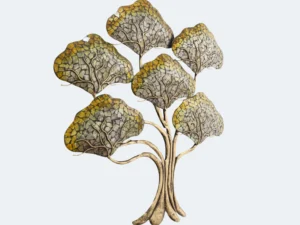 Kartgo Verdant Canopy Mushroom Tree Metal Wall Art