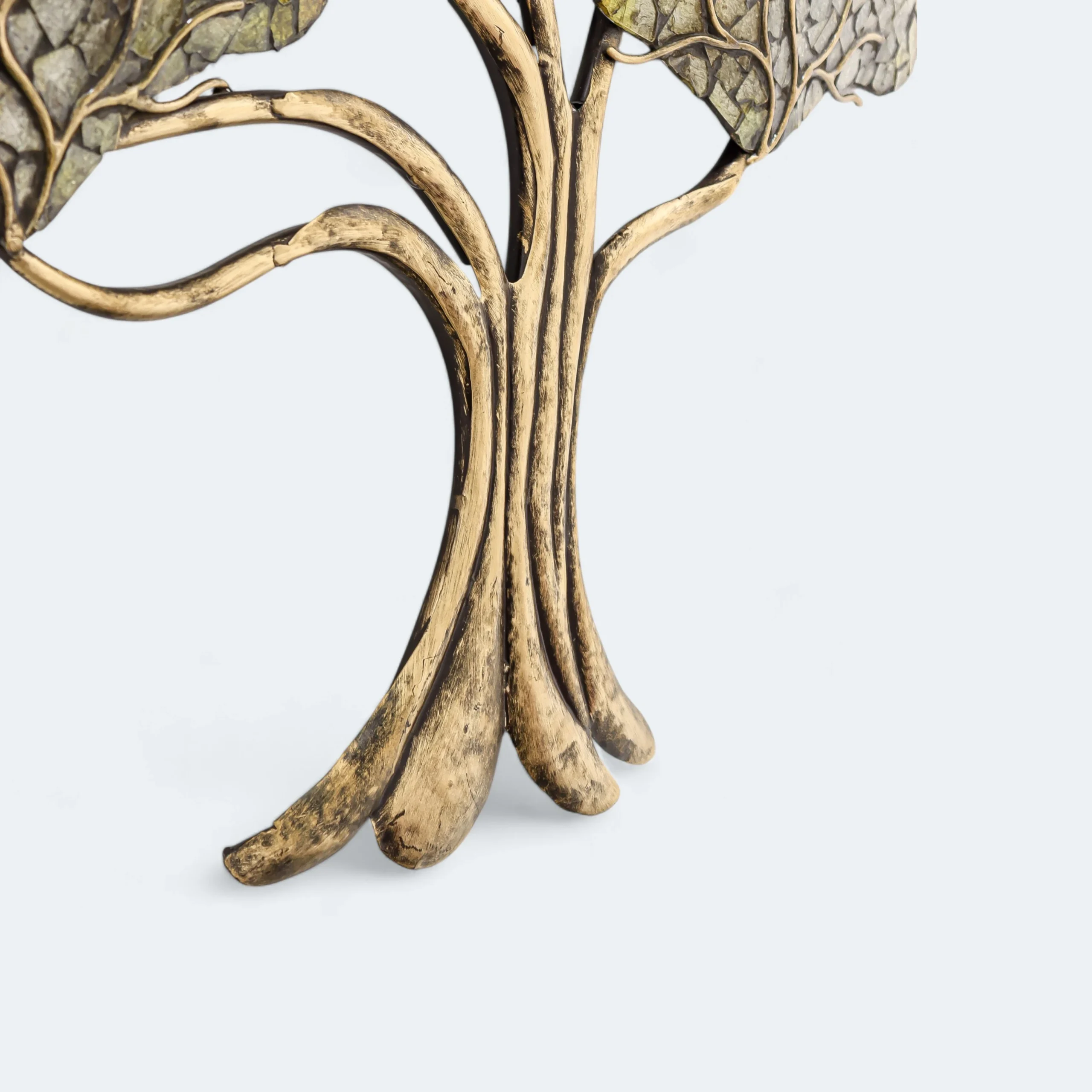 Kartgo Verdant Canopy Mushroom Tree Metal Wall Art - Image 3