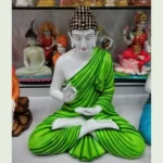 Kartgo Blessing Buddha 2 Feet Green and White
