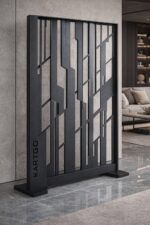 Kartgo Industrial Monolith Matte Black Partition