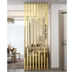 Kartgo Modern Luxury Gold & Glass Room Partition