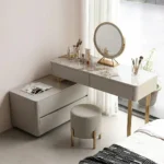 Kartgo Extendable Corner Dressing Table with Smart LED Mirror