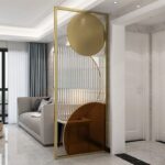 Kartgo Designer Eclipse Geometric Partition (Fluted & Tinted Glass)