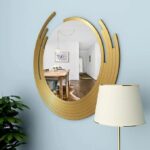 Kartgo Avant-Garde Linear Orbit Wall Mirror (Gilded Muse)