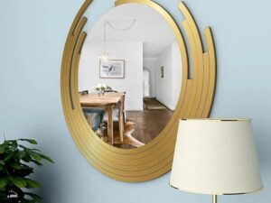 Kartgo Avant-Garde Linear Orbit Wall Mirror (Gilded Muse)