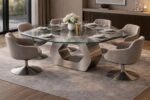 Kartgo Hexagonal Pedestal Dining Set