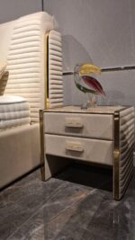 Kartgo Royal Linear Tufted Bedside Table